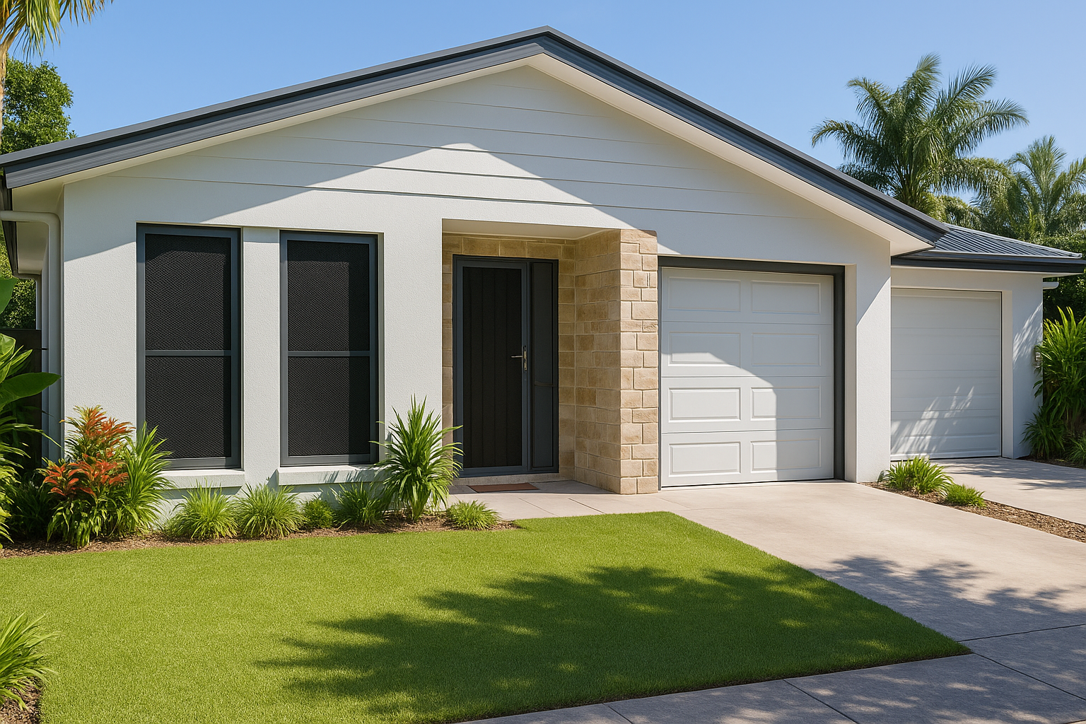 How Crimsafe Security Screens Actually Work (And Why They’re So Tough) 3 Modern Australian home in Redland Bay with Crimsafe security screens installed on doors and windows